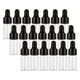 thumbnail image 4 of 20x cuentagotas de vidrio transparente con cuentagotas de vidrio de viaje de tintura Viales para aceites esenciales , Negro 3ml Negro Blanco 3ml Sunnimix Frascos cuentagotas, 4 of 7