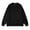 Black Hoodless Sweatshirts for Men, variant on SMihono Men's Oversized Hoodless Cotton-Blend Fleece Sweatshirt Boat Neck Tees Dressy Casual Winter Fall Tops Raglan Sleeve Long Sleeve Blouse Classic Vintage Solid Color Pullover Black 4