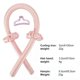 thumbnail image 3 of Set de rulos sin calor color rosa – Diadema para rizar el cabello sin calor, ideal para conseguir ondas suaves y satinadas durante la noche., 3 of 5