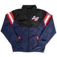 thumbnail image 2 of Men's Black/Navy Cody Rhodes Neon Nightmare Full-Zip Windbreaker Jacket, 2 of 4
