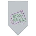 thumbnail image 3 of Happy New Year Rhinestone Bandana Lime Green Small, 3 of 10