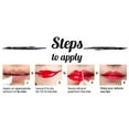 thumbnail image 2 of 12-PACK Peel-Off Colored Lip Stain Gloss | Variety of SIX Luscious, Sexy Colors (2 Each) | Apply, Let Dry, Peel Away, and Look Beautiful!, 2 of 8
