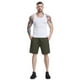 thumbnail image 3 of Pantalones de fitness de 2 piezas Pantalones cortos de baloncesto con cordón de bolsillo para hombre Pantalones de entrenamiento para correr de secado rápido, 3 of 6