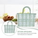 thumbnail image 2 of 1pc Bolsa tejida a mano Bankas de gelatina Bolsa de playa Bolsa de compras para verduras para verduras, 2 of 6