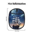 thumbnail image 3 of Naloa Moonlit Night Sea Sailboat Silicone Pot Holders, Oven Mitts Heat Resistant Hot Pads, Non Slip Pot Holder for Kitchen Baking and Cooking 9.4 x 7.5 Inches, 3 of 7