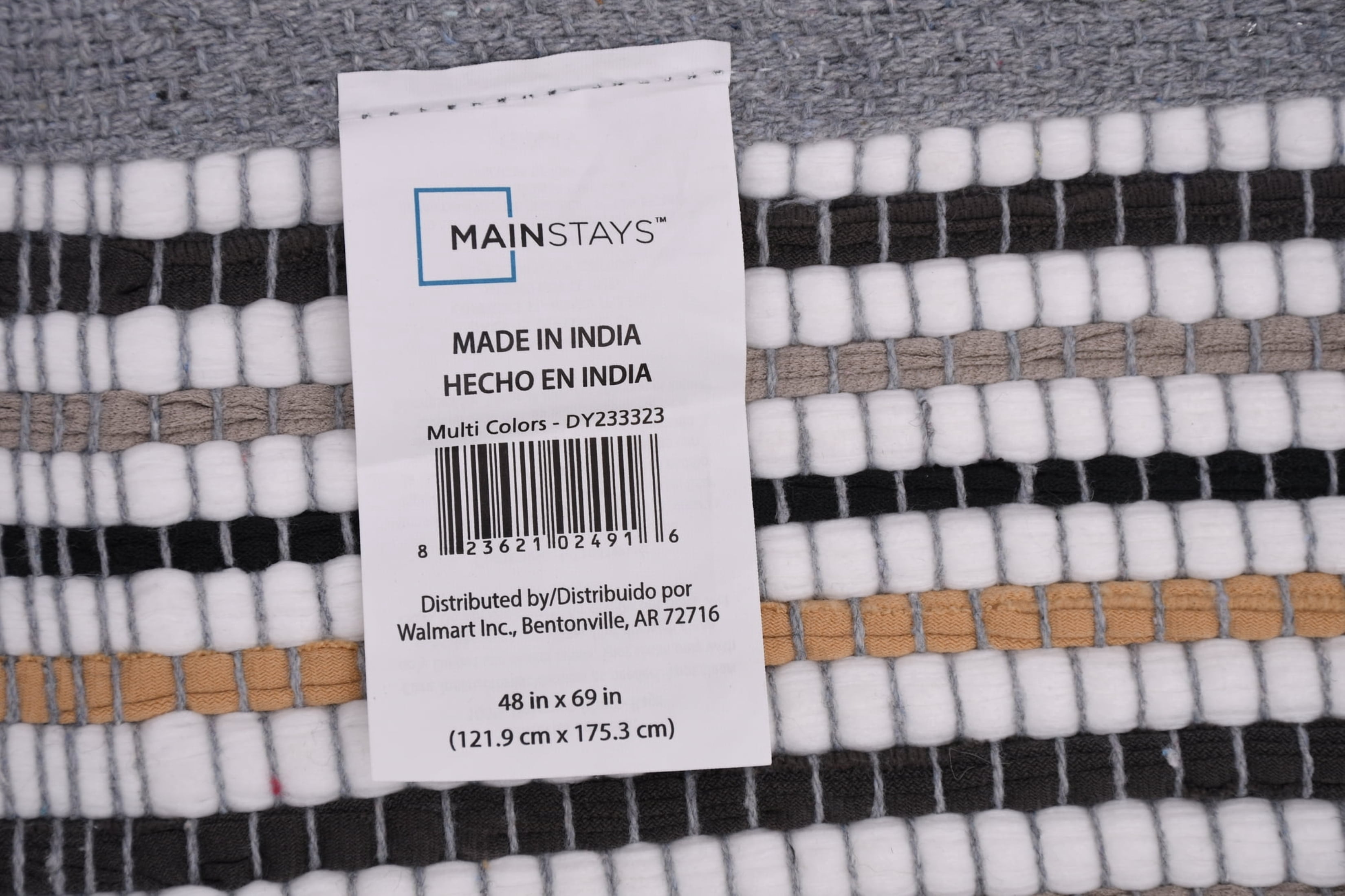 Mainstays Multi-Rag Area Rug, 2' x 3.33'
