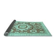 thumbnail image 2 of Ahgly Company Indoor Rectangle Abstract Light Blue Modern Area Rugs, 7' x 9', 2 of 4