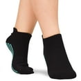 Pilates Yoga Non Slip Grips Socks 4 Pairs Sticky Ballet Workout