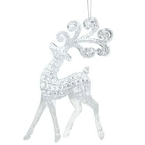 Christmas Decorations, Glitter Lace Snowflake Heart Hanging Ornaments For Christmas Tree Holiday Party Wedding Home Festive Winter Decoration