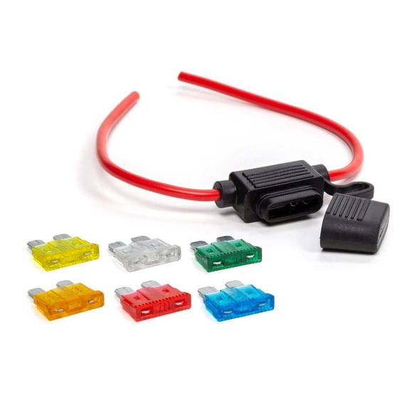 Quickcar Racing Products In-Line ATC Fuse Holder 12 Gauge