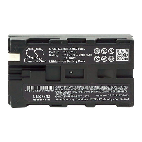 2200mAh 1810-0001 1810-001 1810-7100 180-7100 Battery for AML 7100 M7100 M7225 M71V2 M7221 5900 M7500 M5900 M7220