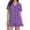 A01-Purple, variant on Yeaiivve Cotton Pajamas for Women Button Down Sleepwear Soft Print Short Sleeve Shirts and Sorts Set Cute 2 Piece Pjs Loungewear Purple,S