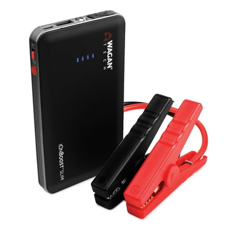 Wagan Tech - iOnBoost Slim Lithium Jumpstarter and Power Bank - Black