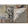 thumbnail image 2 of 9' X 13' Gray Black and Red Ikat Power Loom Area Rug, 2 of 6