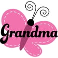 thumbnail image 2 of CafePress - Grandma Bright Butter - 10" Printed Porcelain Vase for Home Décor, Living Room Shelf, Entryway, Table Decoration, 2 of 4