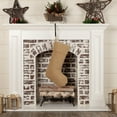 thumbnail image 4 of VHC Brands Festive Burlap Natural Tan Holiday Country Rustic Christmas Stocking 11x20, 4 of 6