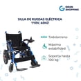 thumbnail image 4 of Silla de Ruedas Eléctrica Gran Shopping Uso Particular y Hospitalario Soporta 100 kg negro Unitalla, 4 of 6