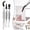 G, variant on Multifunctional Rubber Tip Tweezers Kit for Craft Jewelry Bead Work-Red