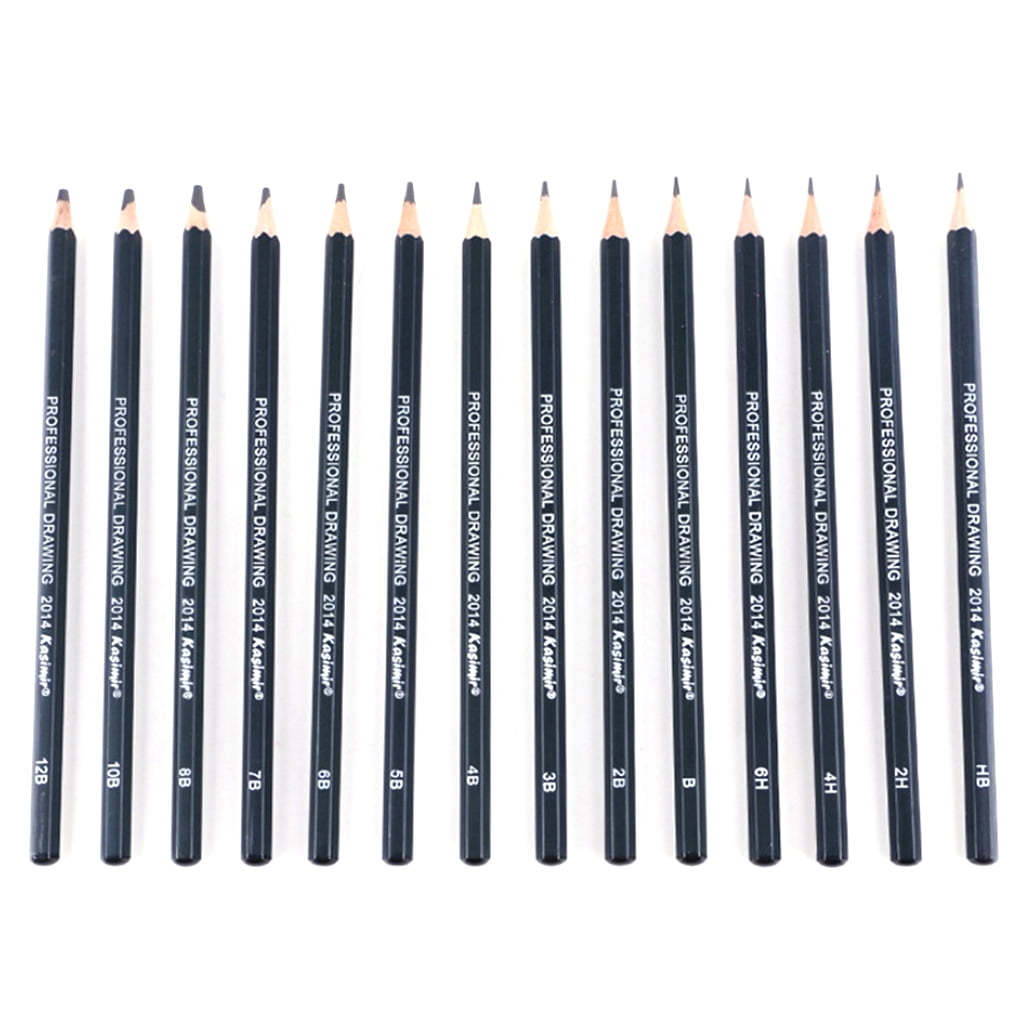 14pcs Fine Art Sketch Wooden Pencils Drawing Pictures Art Pencils School Stationery Supplies Walmart Com Walmart Com