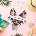 thumbnail image 6 of Corgi Dog Stylish Swim Suits Bikini Set: Detachable Sponge, Adjustable Strap, Two-Pack - Ideal for Beach and Pool %{scenes, 6 of 6
