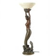 thumbnail image 3 of Design Toscano The Goddess Offering Mermaid Sculptural Table Lamp, 3 of 5