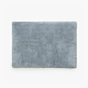 Under the Canopy GOTS Certified Organic Cotton Bath Rug, Large 48x30", Chambray Blue
