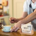thumbnail image 3 of Miangastore 1Set Wifi Board Modern Design Beech Wood Material For Office Environment Guests, 3 of 8