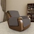 thumbnail image 2 of Housse Réversible 2024 Résistante à l'Eau pour Fauteuil Inclinable avec Sangles Élastiques Gris/gris Pâle, 2 of 7
