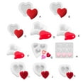 thumbnail image 2 of BrowQuartz Silicone Mold DIY Heart Love Flower Pot Dessert Jewelry Making Supplies Fondant Soap Mould Decoration Baking Bakeware Type 6, 2 of 6