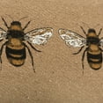 thumbnail image 3 of Tan Honeybees Trio Deocrative Lumbar Pillow, 3 of 8