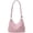 Pink, variant on Kukuzhu Puffy Tote Bag for Women Fashion Quilted Hobo Handbag Nylon Padded Shoulder Bag Purse Top-Handle Satchels