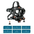 thumbnail image 4 of Gafas de buceo ANGGREK de cara completa Cómodas Antiniebla Con Soporte para Cámara, 4 of 7