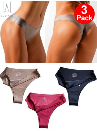 Buy Ghelonadi No Show Underwear for Women Ice Silk Seamless Panty
