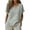 Summer Tops for Women Gray, variant on Womens Cotton Linen Summer Tops, Short Sleeve Shirts for Women Plus Size Casual Lightweight Crewneck Dressy Blouses Mothers Day Gifts