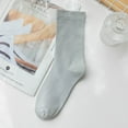 thumbnail image 2 of Dalrosia Womens Cotton Crew Socks, Thin Soft Comfort Breathable Dress Socks, Above Ankle Crew Socks for Business, Casual, 2 of 2