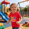 thumbnail image 4 of Tops de Manga Corta Linda con Impresión Gráfica para Niños Niños Y Niñas, Tela Suave Transpirable para la Temporada Escolar, Juego Informal, 4 of 9