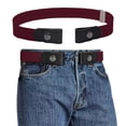 thumbnail image 2 of Certgust Belt No-Buckle Adjustable Belt – Easy Slip-On Elastic Waistband for Jeans, Pants, Dresses, 2 of 5