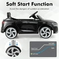 thumbnail image 4 of Licensed Audi SQ8 Ride on Car by OLAKIDS, Battery Powered Electric Vehicle for with Remote Control, Adjustable Music, LED Lights, Suspension, Driving Toy Gift for Kids Toddler Age 3+, 4 of 9
