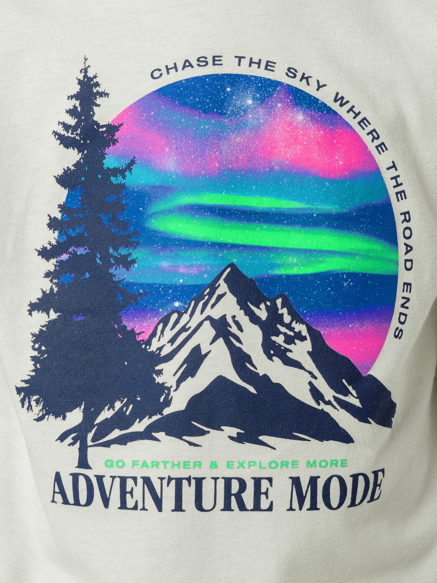 Wonder Nation Boy's Long Sleeve Elevated Graphic T-Shirt, Sizes 4-18 & Husky