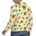 thumbnail image 6 of Sikiie Vintage White Polka Dot Sunflower Men's Hoodie, Essentials Hoodie, Sweatshirt, Pullover Hooded Sweatshirt for Men-X-Large, 6 of 7