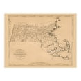 thumbnail image 6 of 1796 Map of Massachusetts - Vintage Map of Massachusetts Wall Art - Massachusetts Wall Map - Mass State Map - Map of Massachusetts Poster - Massachusetts Print, 6 of 8