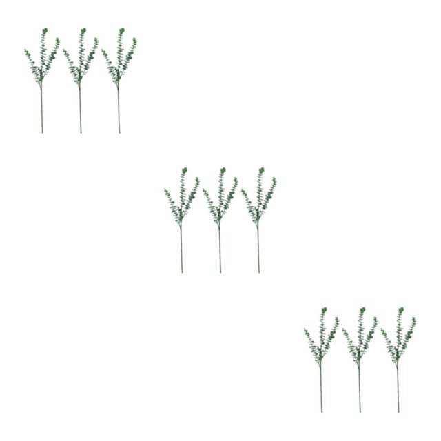kurtrusly 3x Low Maintenance Artificial Flowers Enjoy Beautiful Decor Without Hassle green 3Set