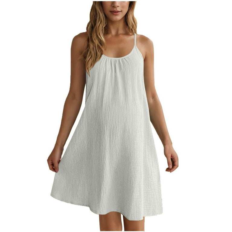 Diufon Maternity Dresses Sleeveless Adjustable Spaghetti Straps Summer  Casual Flowy Dress for Baby Shower - Walmart.com