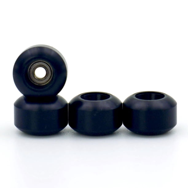 Ruedas para Fingerboard RACOFSB 7.2x4.5mm Duraderas de POM Negro