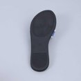 thumbnail image 4 of Sandalias de Deslizamiento de las Mujeres de Moda Dos Correas Sandalias Casuales con Cadena de Metal, Cómodos Zapatos de Fondo Plano para el Uso Al Aire Libre, 4 of 9