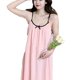 thumbnail image 4 of Vestido de mujer con tirantes finos camisón sin mangas camisola para el hogar rosa M, 4 of 8