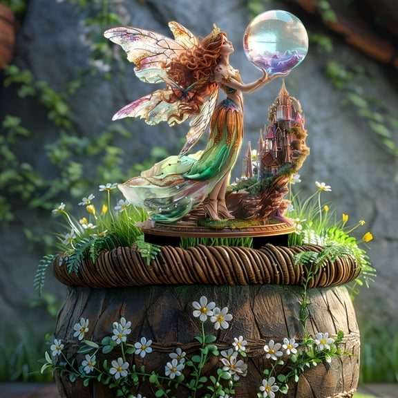 ACDANC Garden Statues Garden Fairy Decor for Outside Outdoor Pathway Decoration for Garden Patio Yard Lawn Pathway Ornaments
