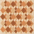 thumbnail image 1 of Ahgly Company Machine Washable Indoor Square Transitional Neon Orange Area Rugs, 5' Square, 1 of 7