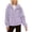 Purple, variant on Smupbvky Womens Fleece Hoodie Full Zip Fuzzy Sherpa Jacket Long Sleeve Oversized Warm Coat with Pockets (S, Purple)
