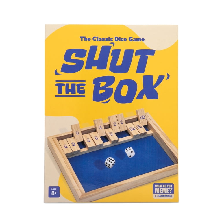 Shut The Box Wooden Strategy Dice Game by What Do You Meme? photo 7